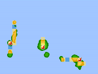 Mapa de Kanto con Isla Prima marcado