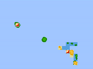 Mapa de Kanto con Isla Inta marcado